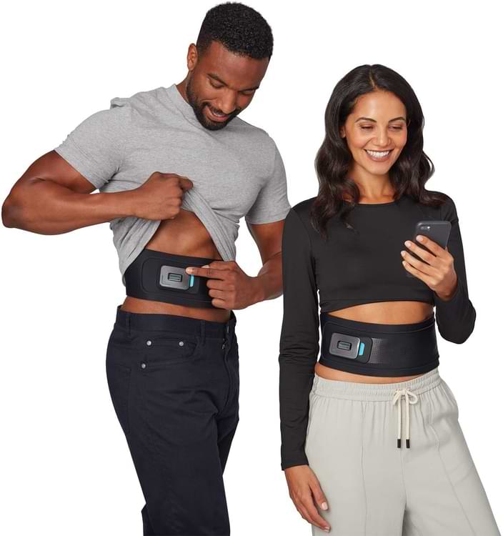 ceinture amincissante électrique abdos homme et femme