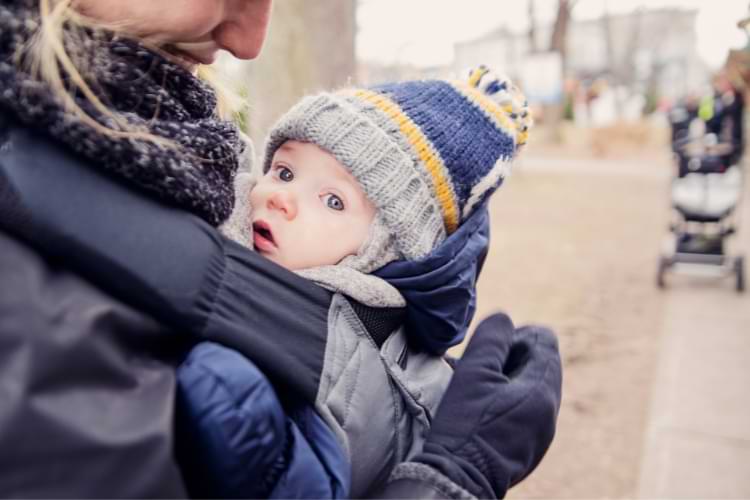 porte bebe vêtement hiver