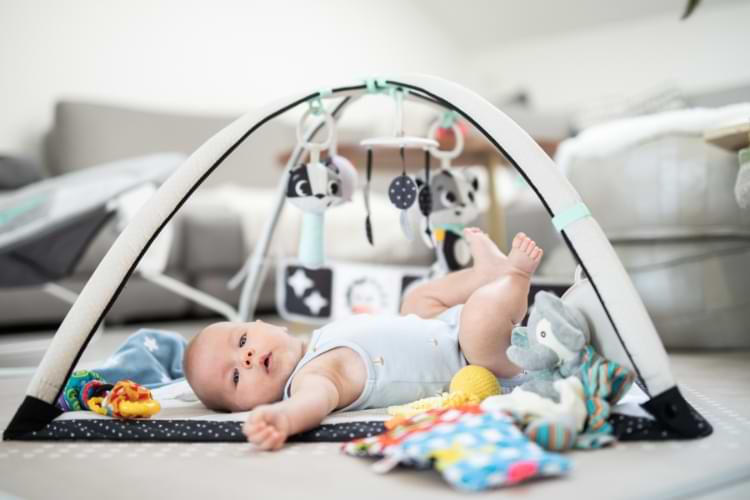 tapis d'éveil bébé sensoriel