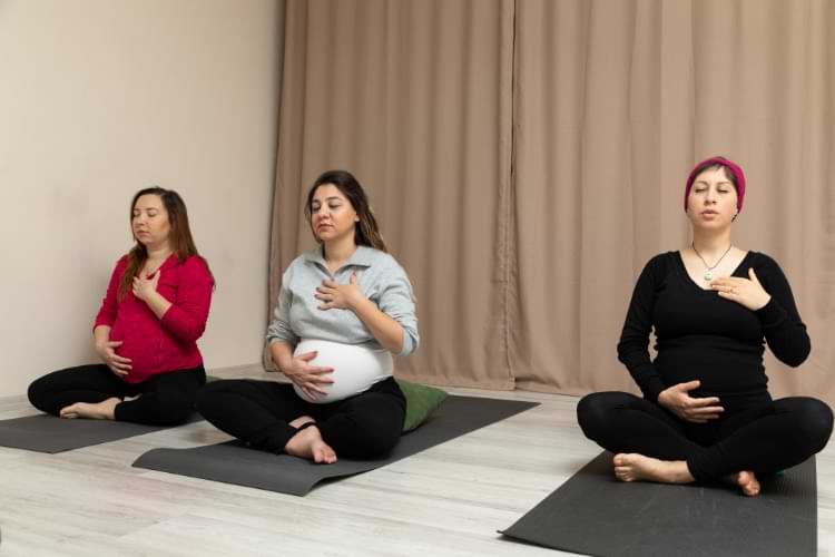 yoga prenatal en groupe