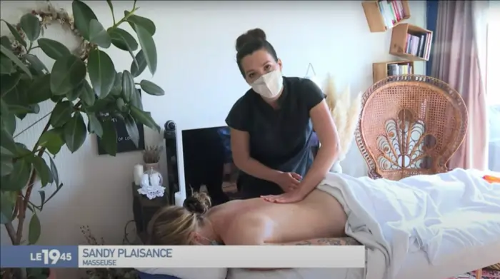 Reportage M6 sandy plaisance l'atelier des masseurs