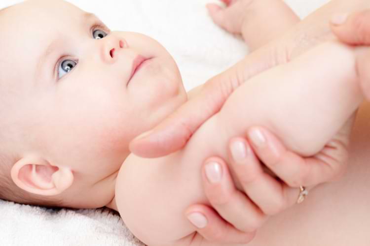 massage bras de bebe